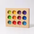 GRIMM´S Sortierbrettchen Regenbogen - Holzspielzeug Profi