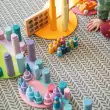 GRIMM´S Große Halbkreise  pastell: Spielidee kombiniert - Holzspielzeug Profi