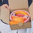 GRIMM´S Rosa-orangenes Bauhaus - Holzspielzeug Profi