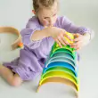 GRIMM´S Regenbogen Neongrün - Holzspielzeug Profi