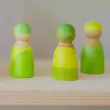 GRIMM´S Neonfreunde Grün Regenbogenbande  - Holzspielzeug Profi