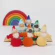 GRIMM´S Taschenzwerge Regenbogen mit Bart: kombiniert - Holzspielzeug Profi