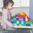 GRIMM`S Große Stufenpyramide: Bausteine - Holzspielzeug Profi