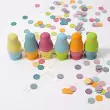 GRIMM´S Konfettitaler Pastell: kombiniert mit russischen Püppchen - Holzspielzeug Profi