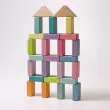 GRIMM´S Pastell Duo: Häuserturm mit Fenstern  - Holzspielzeug Profi