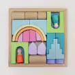 GRIMM´S Bauwelt Wolkenspiel: Puzzle im Rahmen 3 - Holzspielzeug Profi