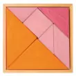 GRIMM´S Tangram rosa-orange - Holzspielzeug Profi