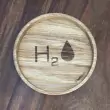 Holzpost® Untersetzer Bierdeckel "H2O" - Holzspielzeug Profi