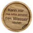 Holzpost® Untersetzer Bierdeckel "Wasser reichen" - Holzspielzeug Profi