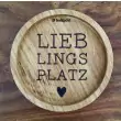 Holzpost® Untersetzer Bierdeckel "Lieblingsplatz" - Holzspielzeug Profi