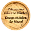 Holzpost® Untersetzer Bierdeckel "Prinzessinnen" - Holzspielzeug Profi