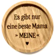 Holzpost® Untersetzer Bierdeckel "Es gibt nur eine beste Mama - MEINE" - Holzspielzeug Profi