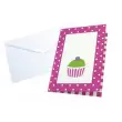 JaBaDaBaDo Party Einladungskarten zum Kindergeburtstag in pink mit Umschlag - Holzspielzeug Profi