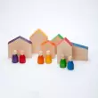 Grapat 6 Häuser & Nins® - Holzspielzeug Profi