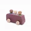Lubulona Pflaume Spielzeugbus mit Holzfiguren - Holzspielzeug Profi