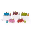 Lubulona Spielzeugbusse mit Holzfiguren - Holzspielzeug Profi