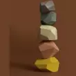 MinMin Copenhagen Balancing Stones Pastel - Holzspielzeug Profi