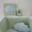 MOEPA Textil-Bild Springy Cloud im Babyzimmer- Holzspielzeug Profi