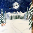 Wonderie Spieltuch One starry winter's night - LIMITED EDITION - Holzspielzeug Profi