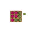 ROMANSWERK Farbenspiel 3x3 (Farbzusammenstellung kann variieren!) - Holzspielzeug Profi