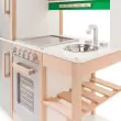 SUN Kinderküche in silber-grün: Detail - Holzspielzeug Profi