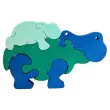 Tedefamily Puzzle Nildpferde Flusspferde - Holzspielzeug Profi