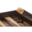 Übergames Backgammon Walnuss robust: Detail - Holzspielzeug Profi