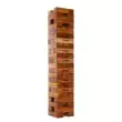 Übergames Mega-Wackelturm aus Hartholz lackiert- einzelne Holzklötze