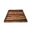 Übergames Backgammon Walnuss grün - Holzspielzeug Profi