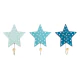 JaBaDaBaDo Wandhaken Sterne blau (3er Set)